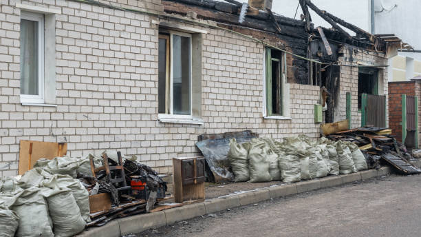 Professional Fire Damage Removal technician working in Prior Lake, MN